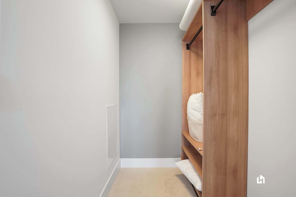 Ample closet space for your belongings.