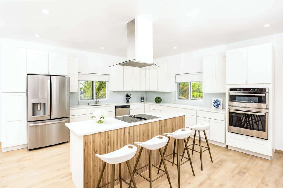 Modern kitchen, fully equipped for your stay.