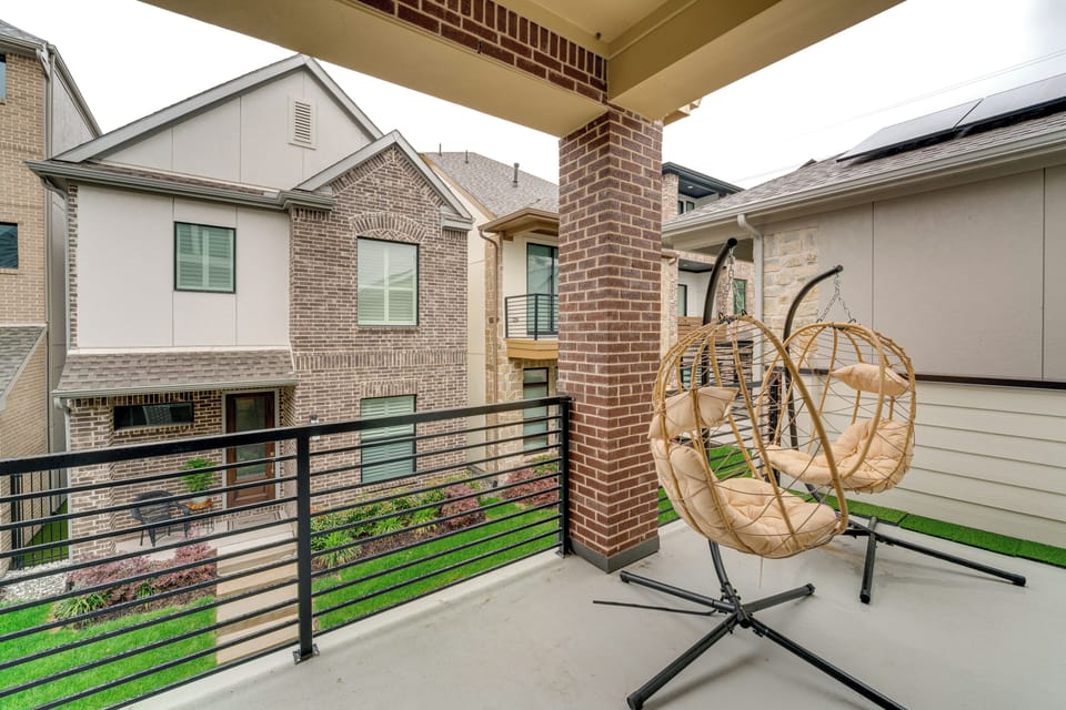 Balcony/Patio | 2nd Floor | Wicker Egg Chairs