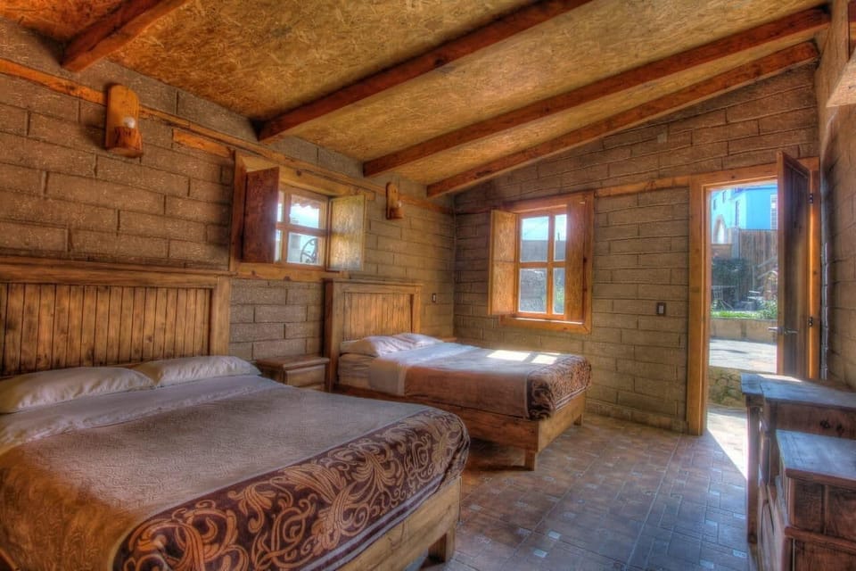 Double Room, 2 Double Beds | Laptop workspace, free WiFi