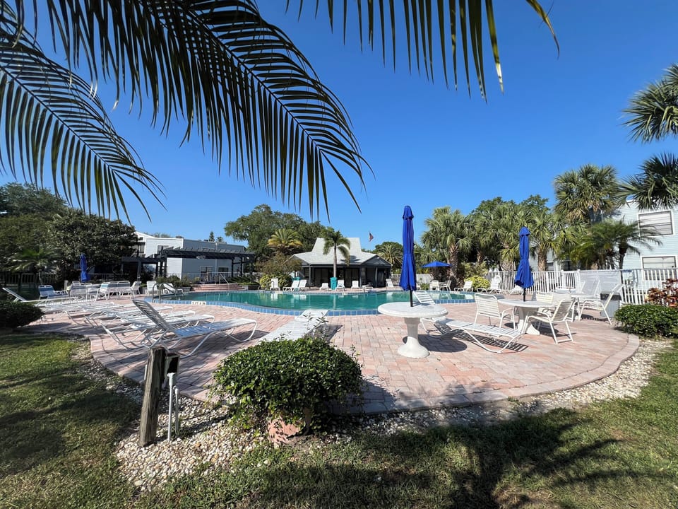 Pool next to condo