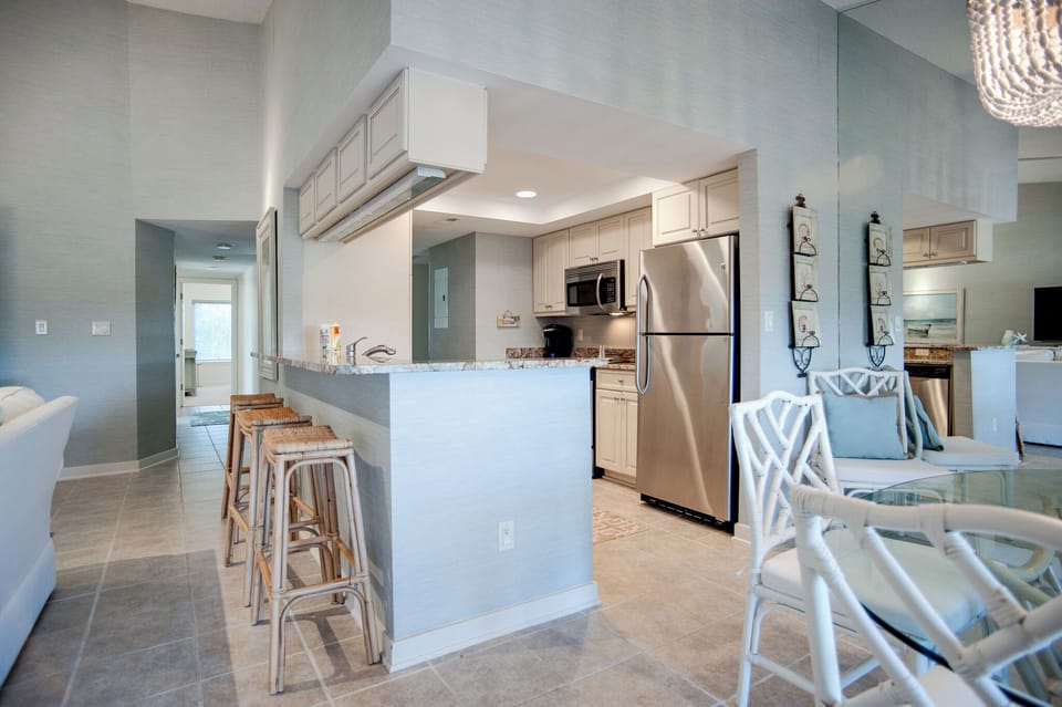 Villa, Multiple Beds, Kitchen (1738 Bluff Villas) | Private kitchen | Coffee/tea maker, fridge, microwave, oven