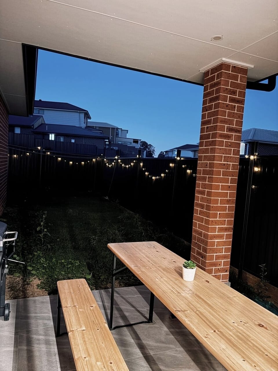Private area for relaxation