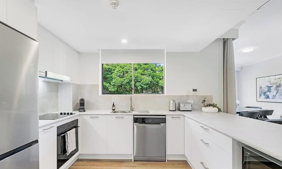 Functional kitchen with essential appliances