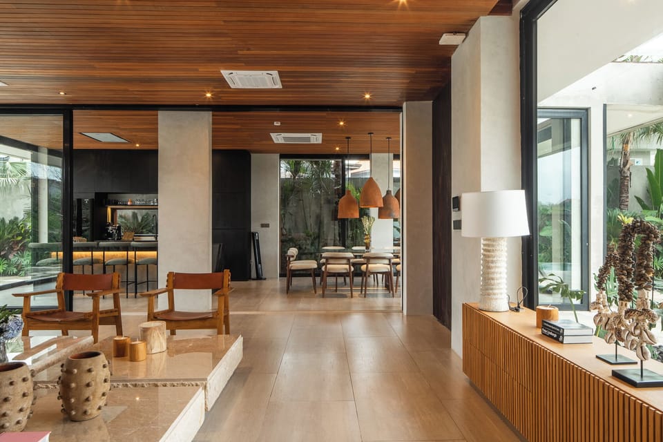 Four Bedroom Villa with Private Pool | Living area | Flat-screen TV