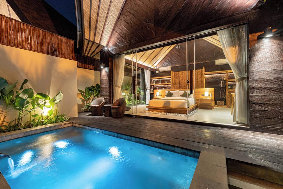 Night Swimming Pool