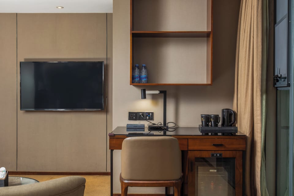Standard Double Room, Mountain View | Blackout drapes, soundproofing, iron/ironing board, free WiFi