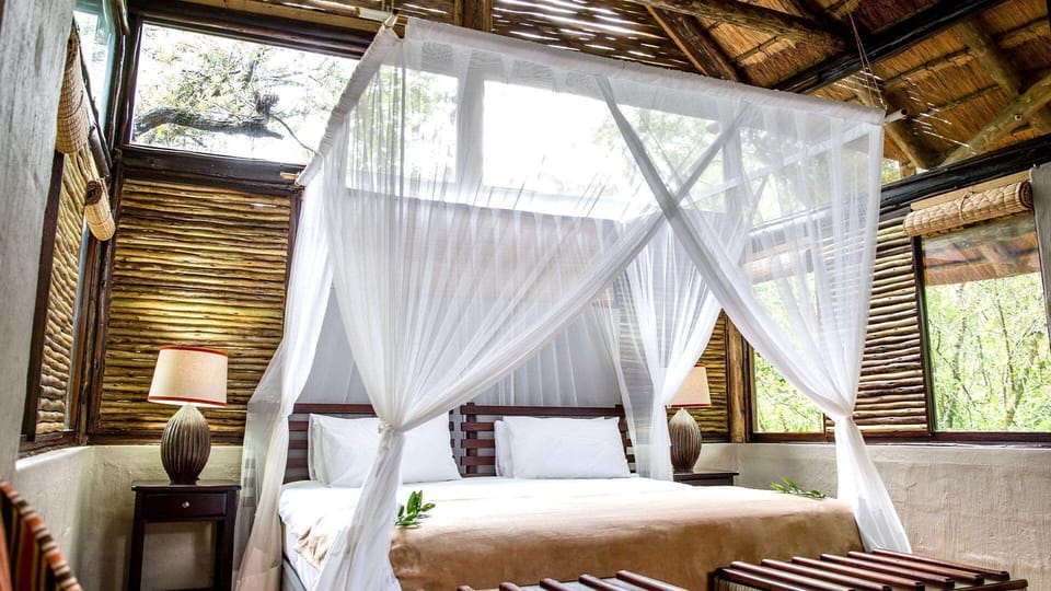 Premium bedding, blackout drapes, soundproofing, bed sheets