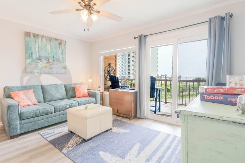 Comfortable Living Room with balcony access