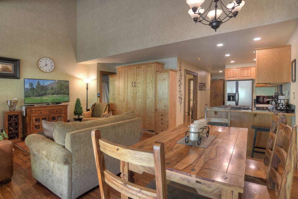 Enjoy meals together around a table that comfortably seats 4