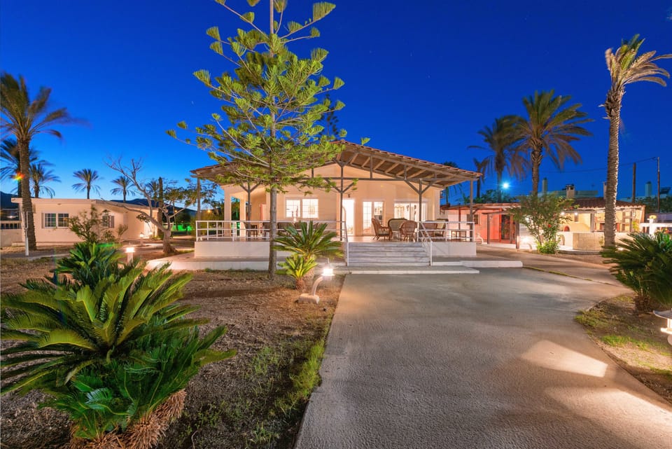 Front of property - evening/night