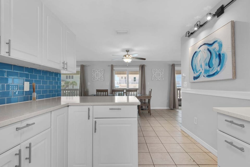 Kitchen and dining area