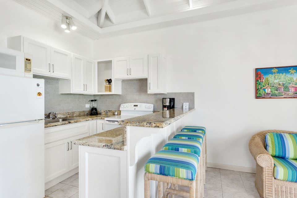 Standard Room, 1 Bedroom, Kitchen, Oceanfront | Private kitchen | Fridge, microwave, oven, stovetop