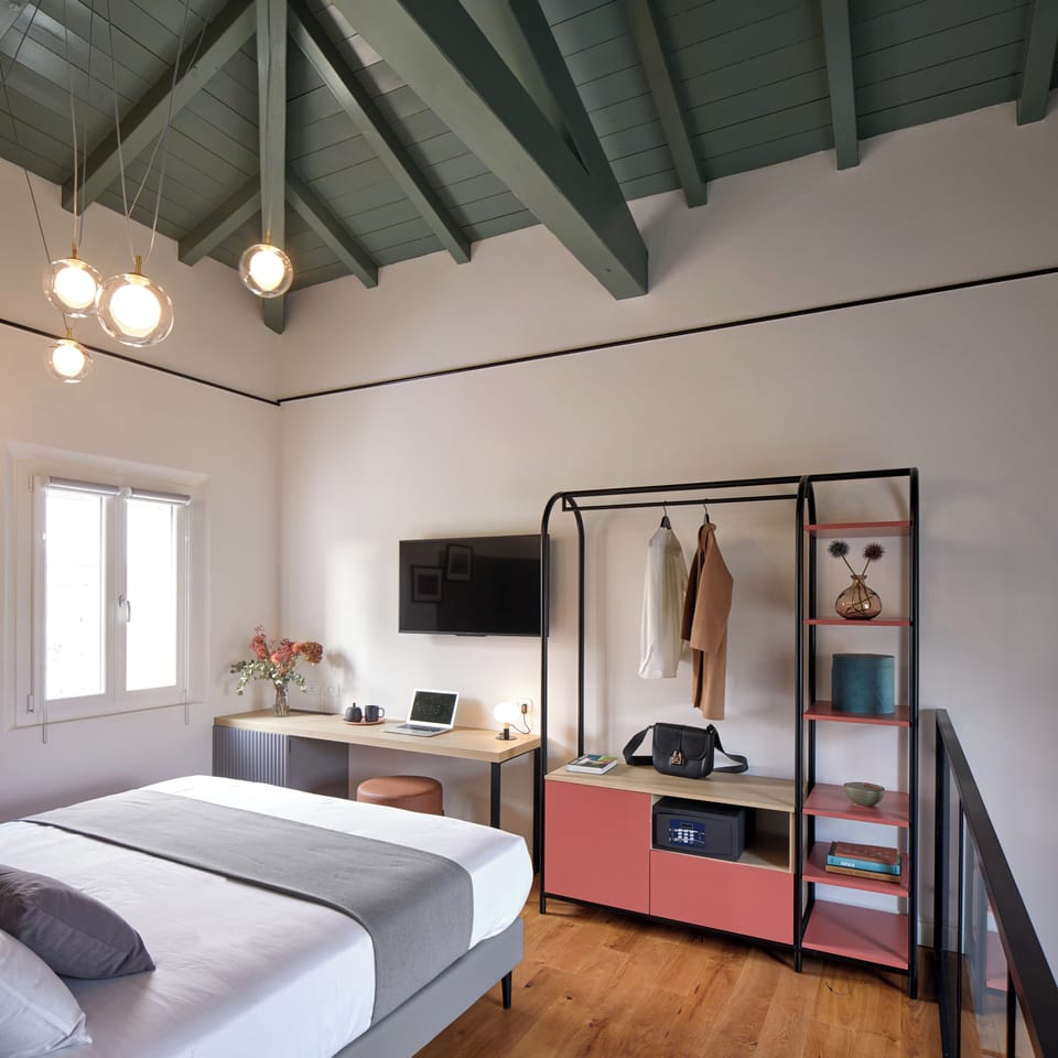 Exclusive Double or Twin Room, 1 Bedroom, Garden View | In-room safe, desk, laptop workspace, blackout drapes