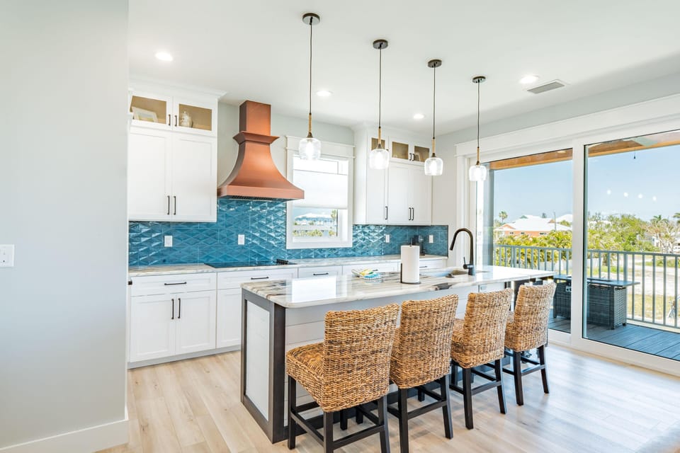 House, Multiple Beds (Family Beach House) | Private kitchen | Oven, toaster