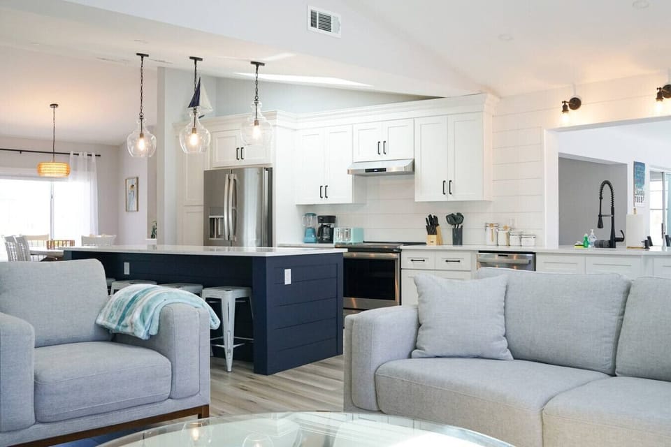 Spacious living area perfect for relaxing together.