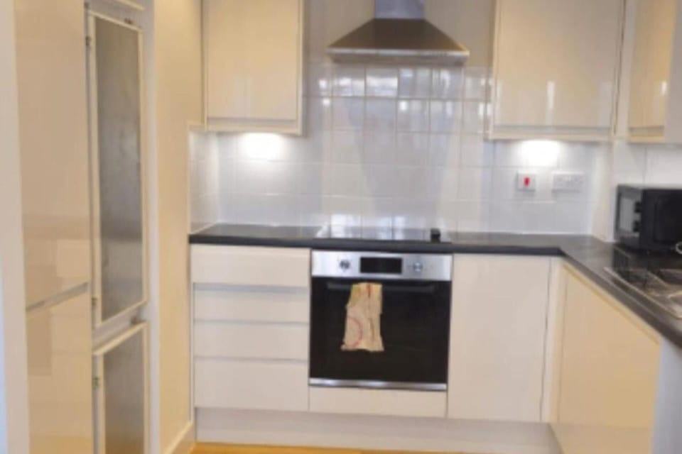 Apartment | Private kitchen | Fridge, microwave, oven, stovetop