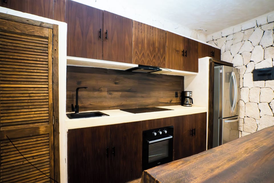 Villa, Multiple Beds, Balcony | Private kitchen | Fridge, oven, stovetop, cookware/dishes/utensils