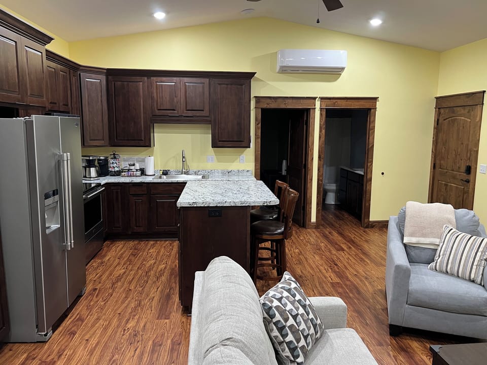 Kitchen Looking to Bedroom & Bath