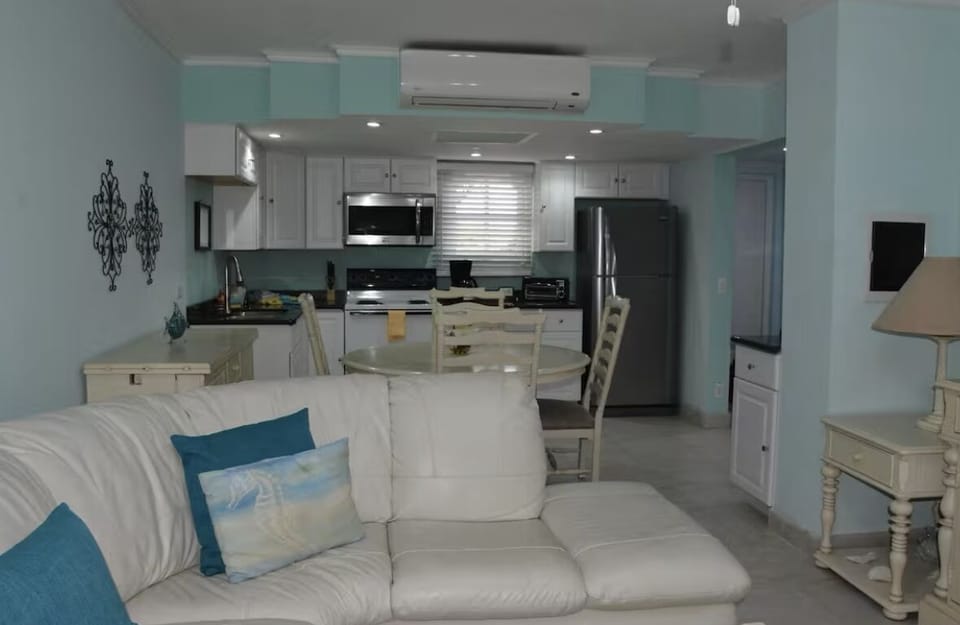Kitchen and living area