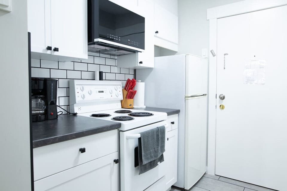 Fully equipped kitchen for easy meal prep.