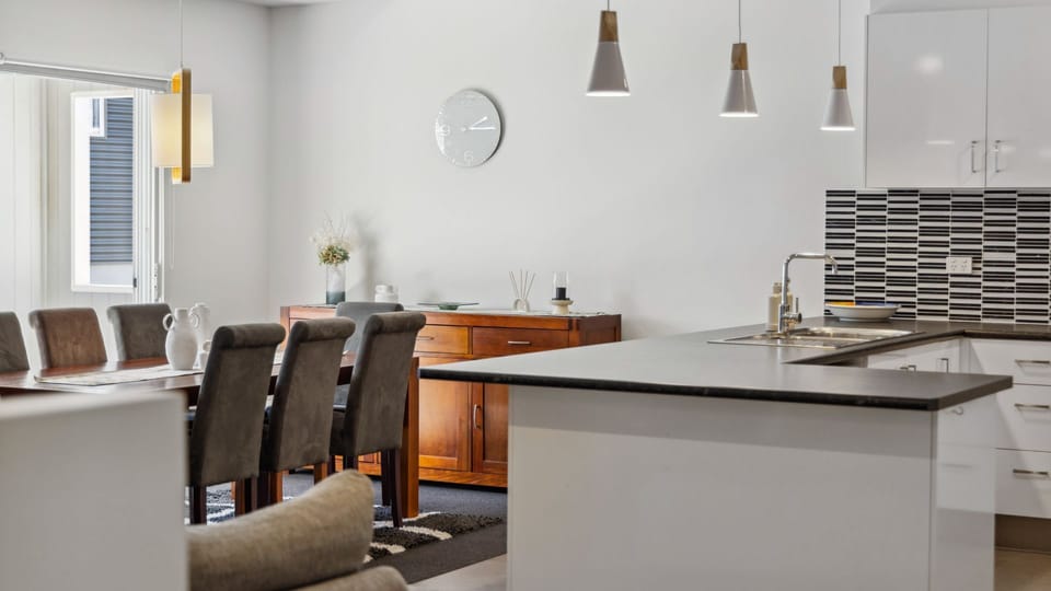 Kitchen, dining