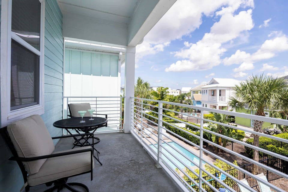 Balcony off of the loft