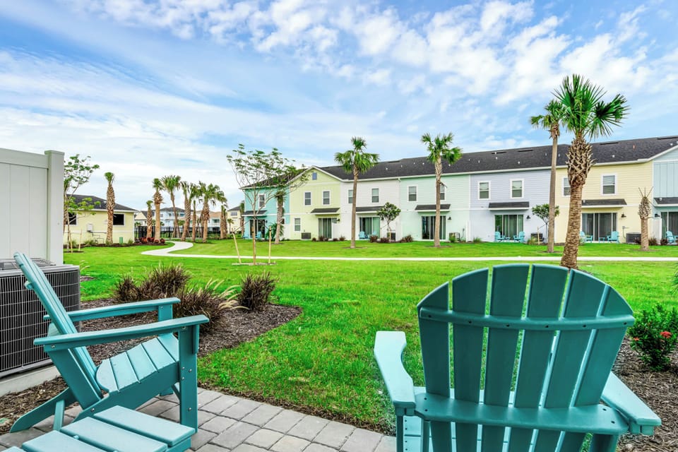 Outdoor seating with amazing view