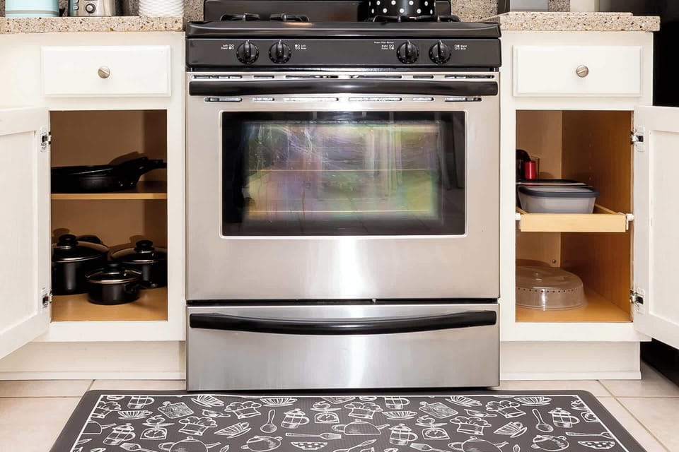 The updated kitchen offers loads of space & all the comforts of home