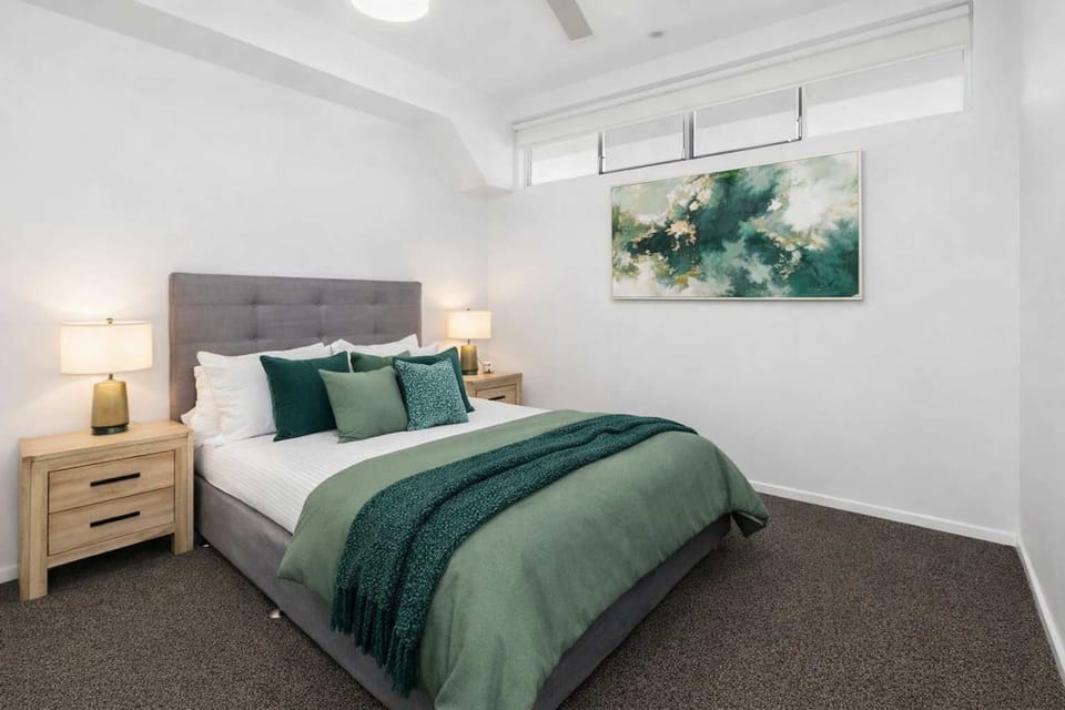 Comfortable second bedroom with quality linen