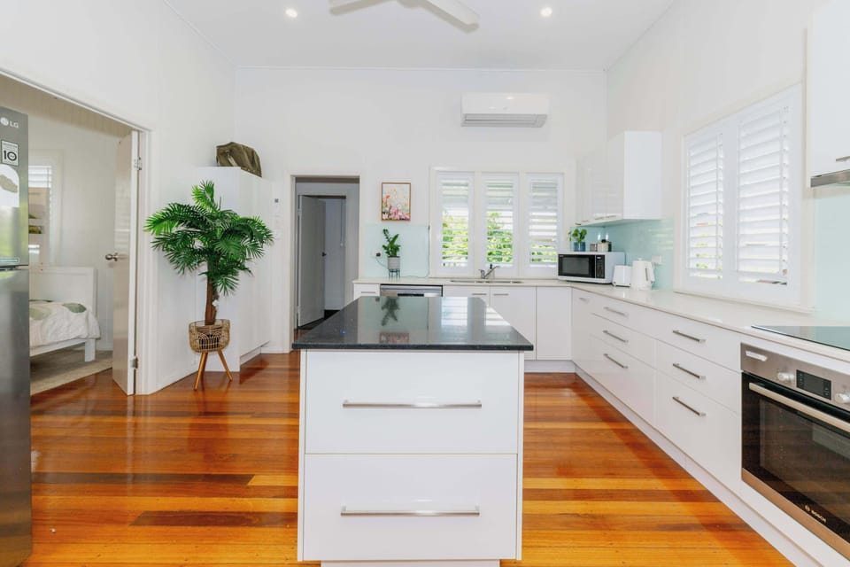 Generous kitchen space ideal for longer stays