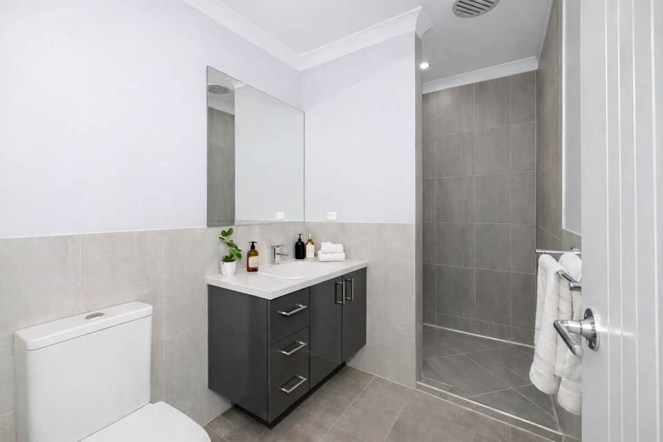 Modern walk in shower