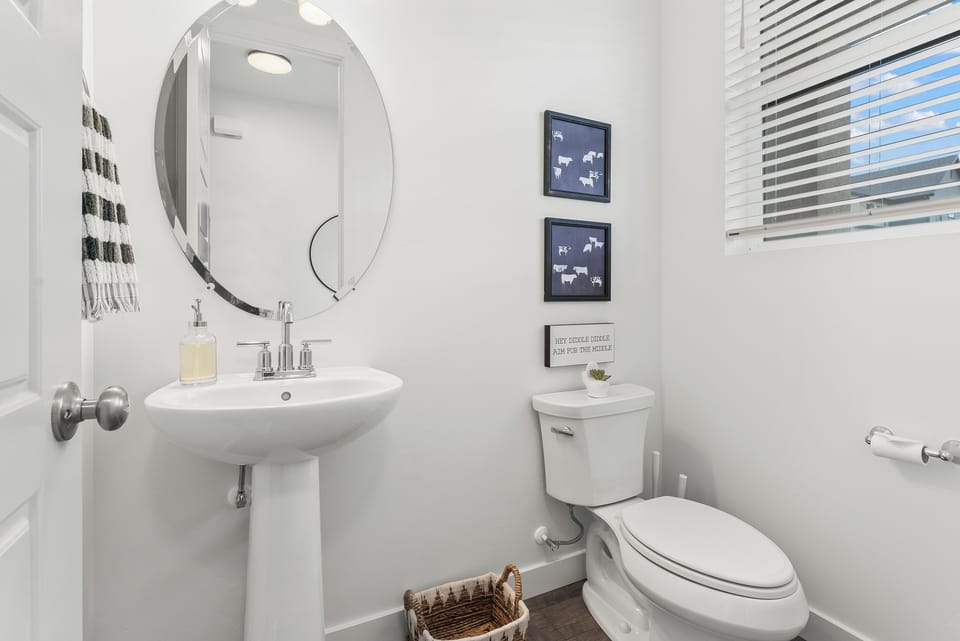 All bathrooms are stoked with plush towels, high end soaps, shampoos, essentials, hair dryers and more
