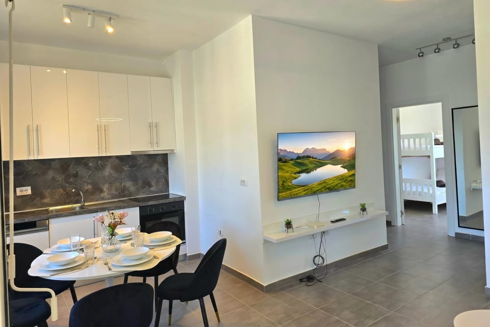 Kitchen and dining area