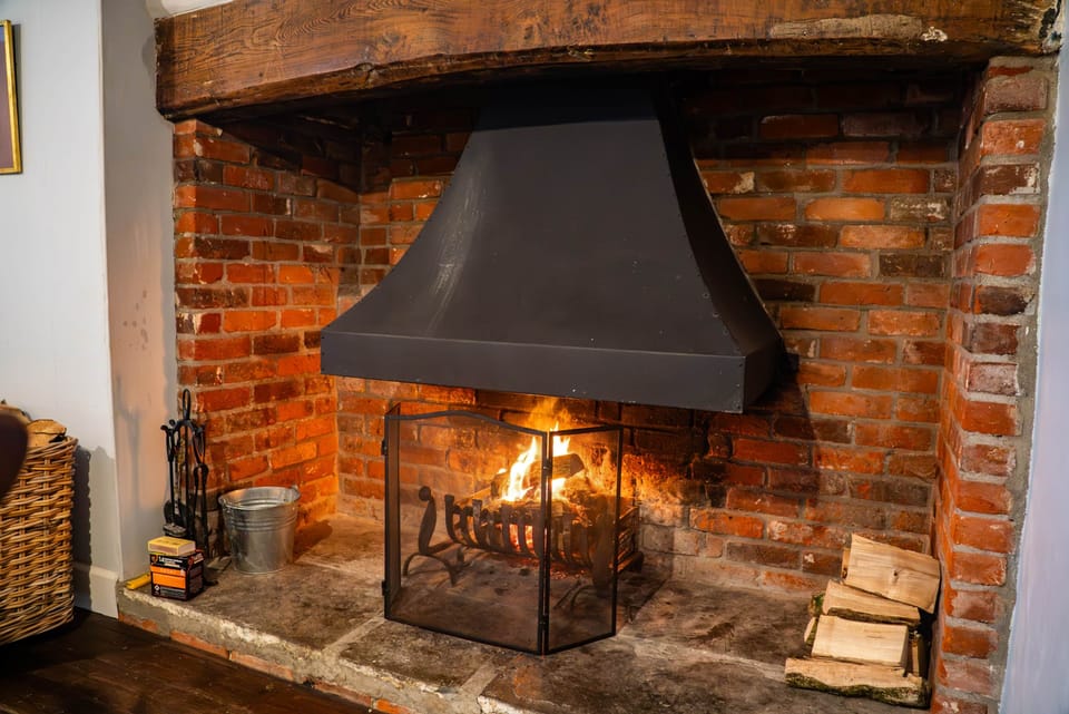 Inglenook Fireplace in Dining Room