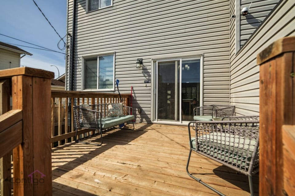 Comfortable deck space for outdoor relaxation.