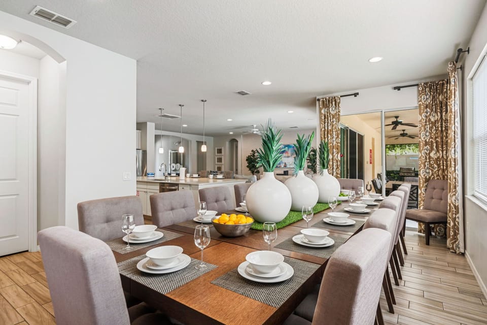 Open dining area