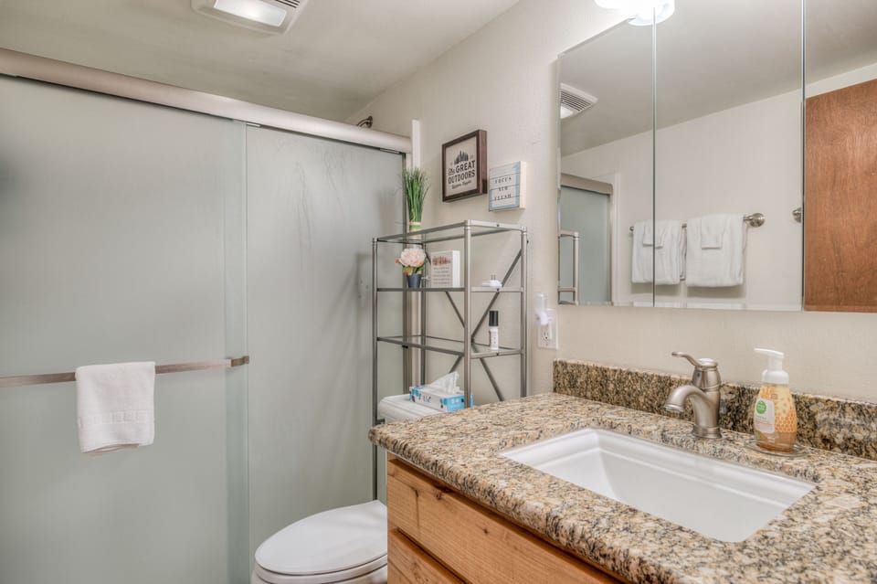 Bathroom #2 with walk in shower