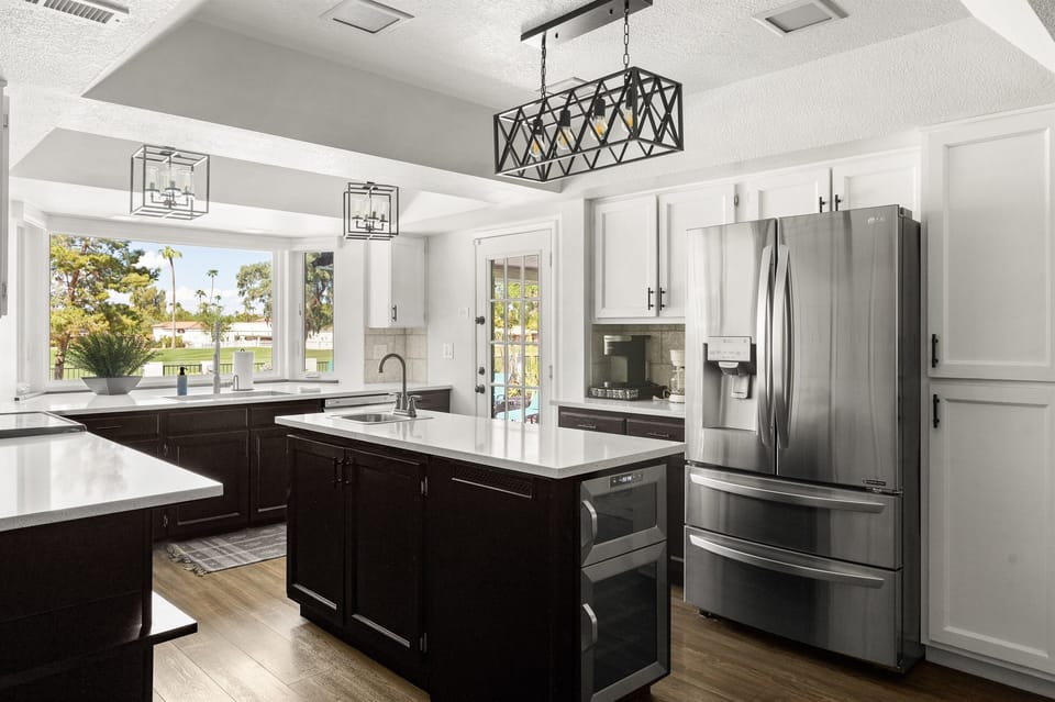 Large fully stocked kitchen