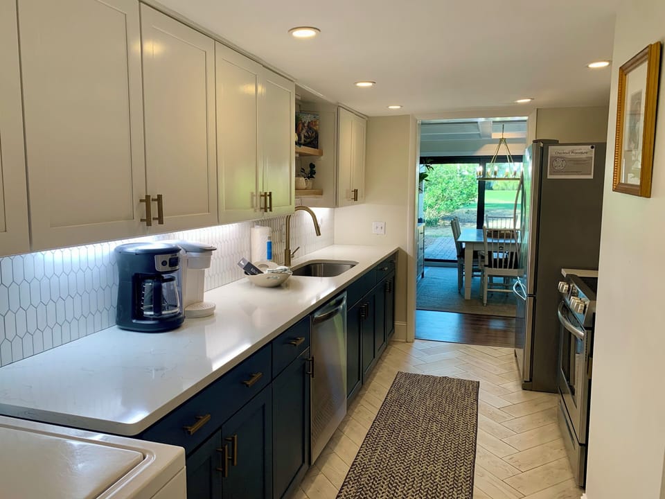 Villa, Multiple Beds, Kitchen, Garden View (49 Woodbine Villas) | Private kitchen | Coffee/tea maker, dining table