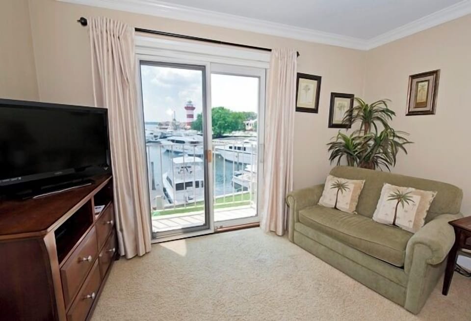 Villa, 1 Queen Bed with Sofa bed, Kitchen (853 Ketch Court) | Living area | 42-inch flat-screen TV with digital channels