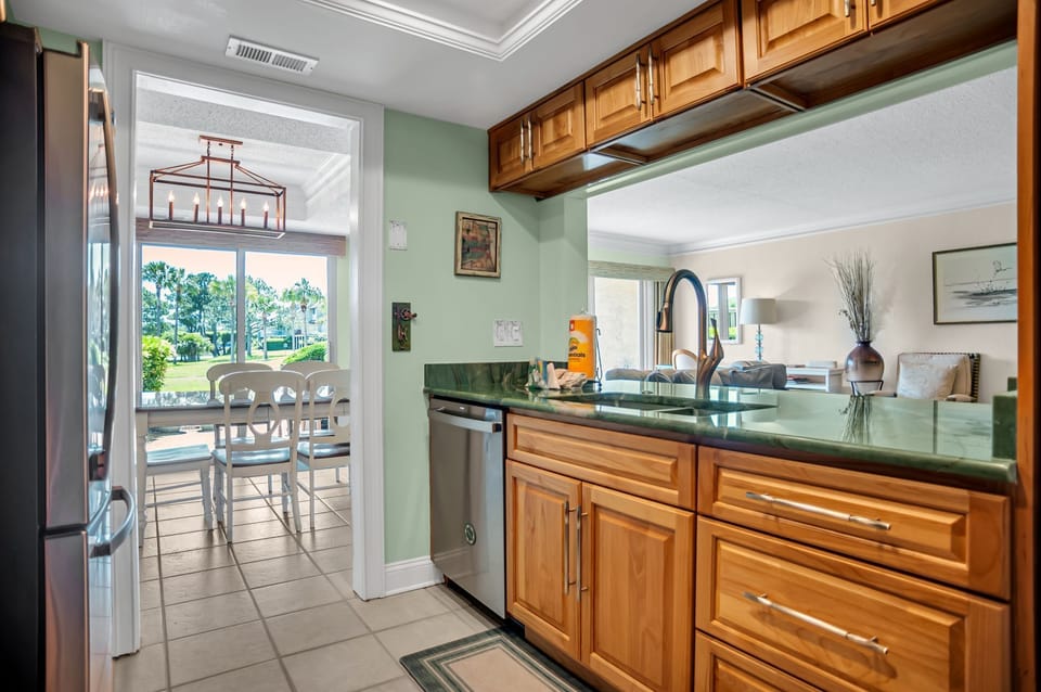 Villa, Multiple Beds, Kitchen (1722 Bluff Villas) | Private kitchen | Coffee/tea maker, dining table