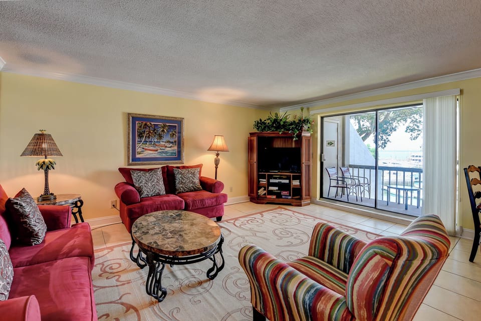 Villa, Multiple Beds, Kitchen (1033 Caravel Court) | Living area | 42-inch flat-screen TV with digital channels