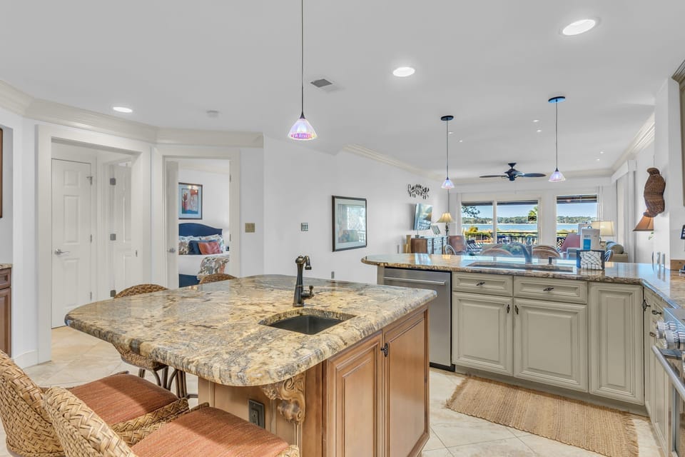 Villa, Multiple Beds, Kitchen, Ocean View (1850 Beachside Tennis) | Private kitchen | Coffee/tea maker, dining table