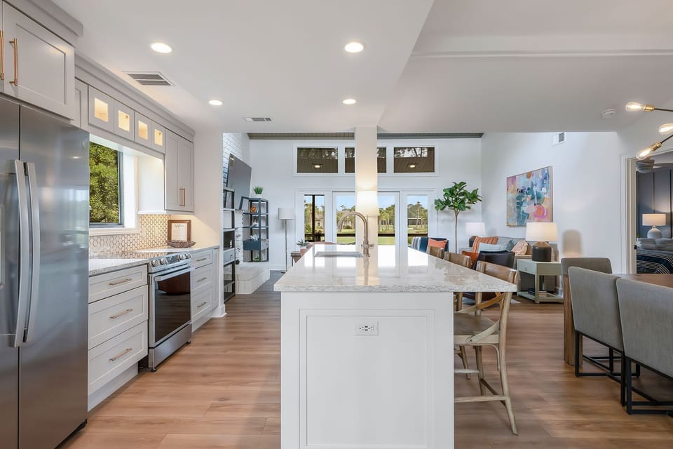 Villa, Multiple Beds, Kitchen, Golf View (6966 Fairway One) | Private kitchen | Coffee/tea maker, dining tables
