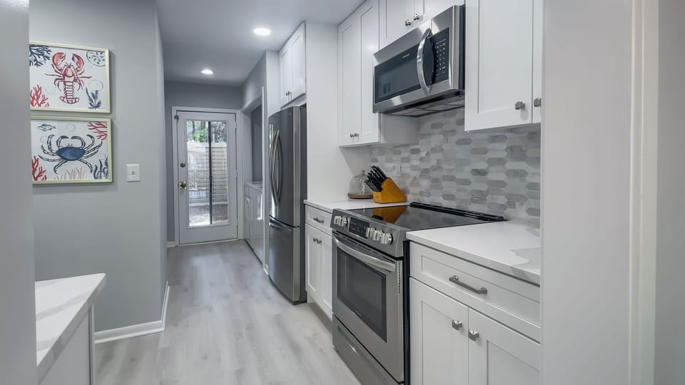 Villa, Multiple Beds, Patio, Garden View (2244 Heritage Villas) | Private kitchen | Coffee/tea maker, dining tables