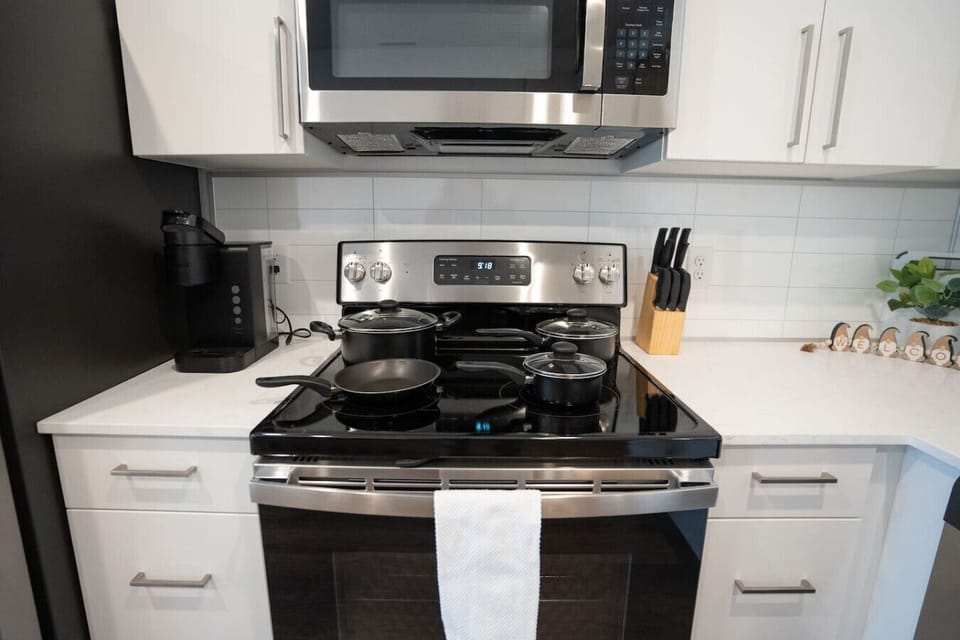 Fully stocked kitchen