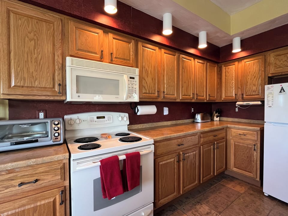 Nearly all of the appliances are brand new.