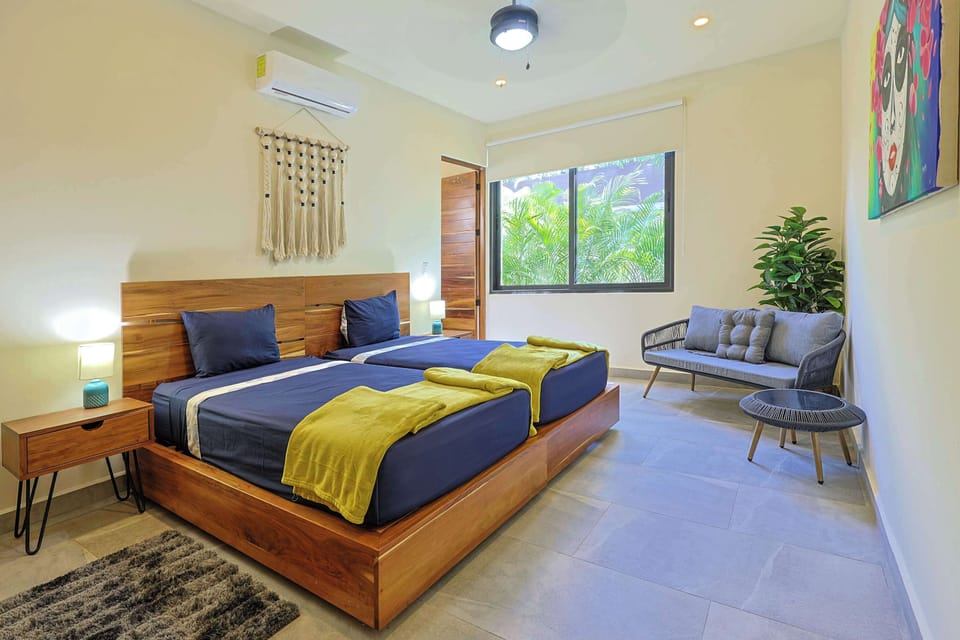Unwind in our luxurious bedroom. Comfort awaits!