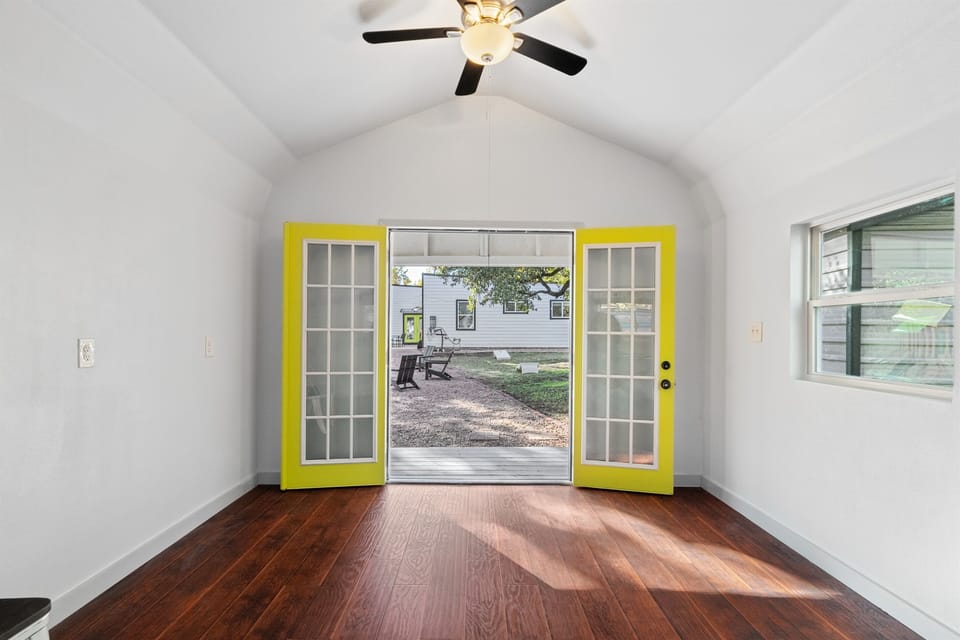 Barn Game Room French Door
